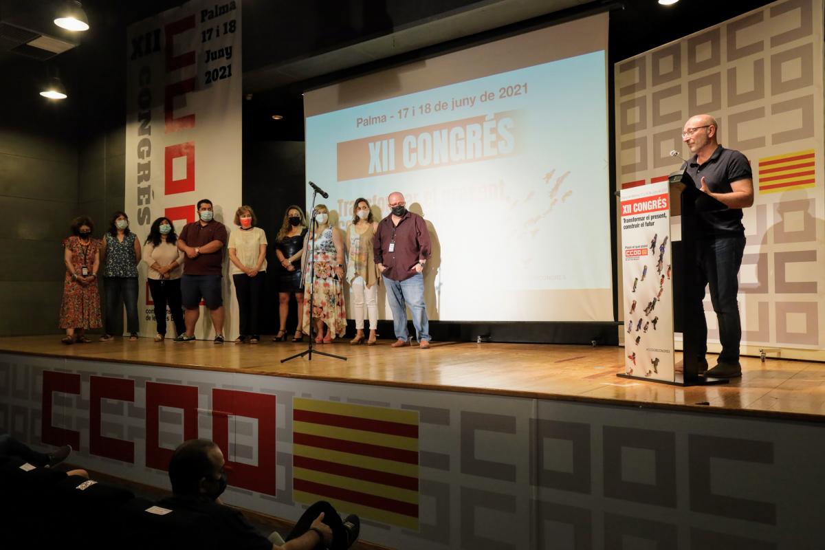 Cloenda XII Congrés de CCOO Illes Balears